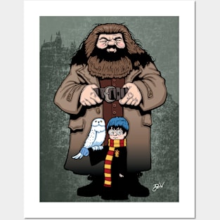 Hagrid & Harry Potter Posters and Art